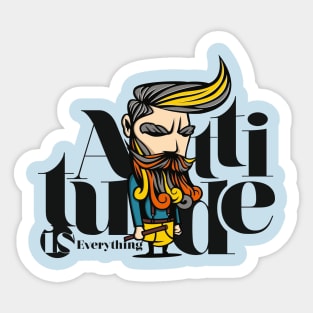 Attitude is Everything Sticker